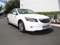 2012 White Diamond Pearl Honda Accord EX-L V6 Sedan  photo #1