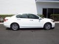 2012 White Diamond Pearl Honda Accord EX-L V6 Sedan  photo #2