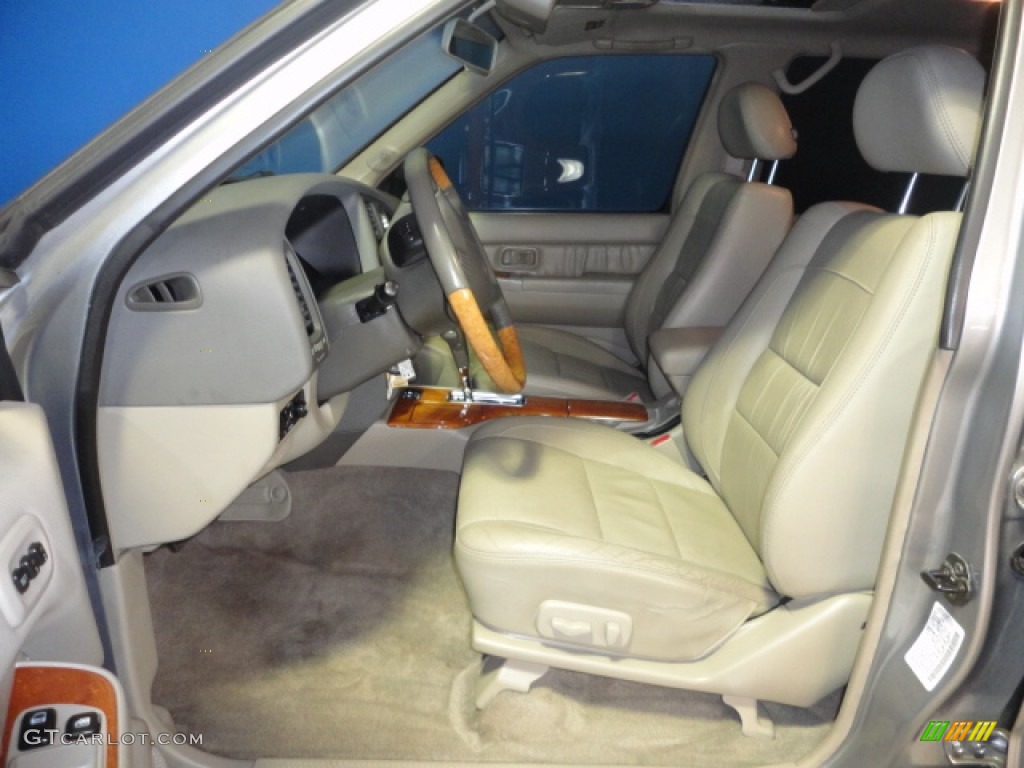 2001 QX4 4x4 - Titanium Metallic / Stone Beige photo #12