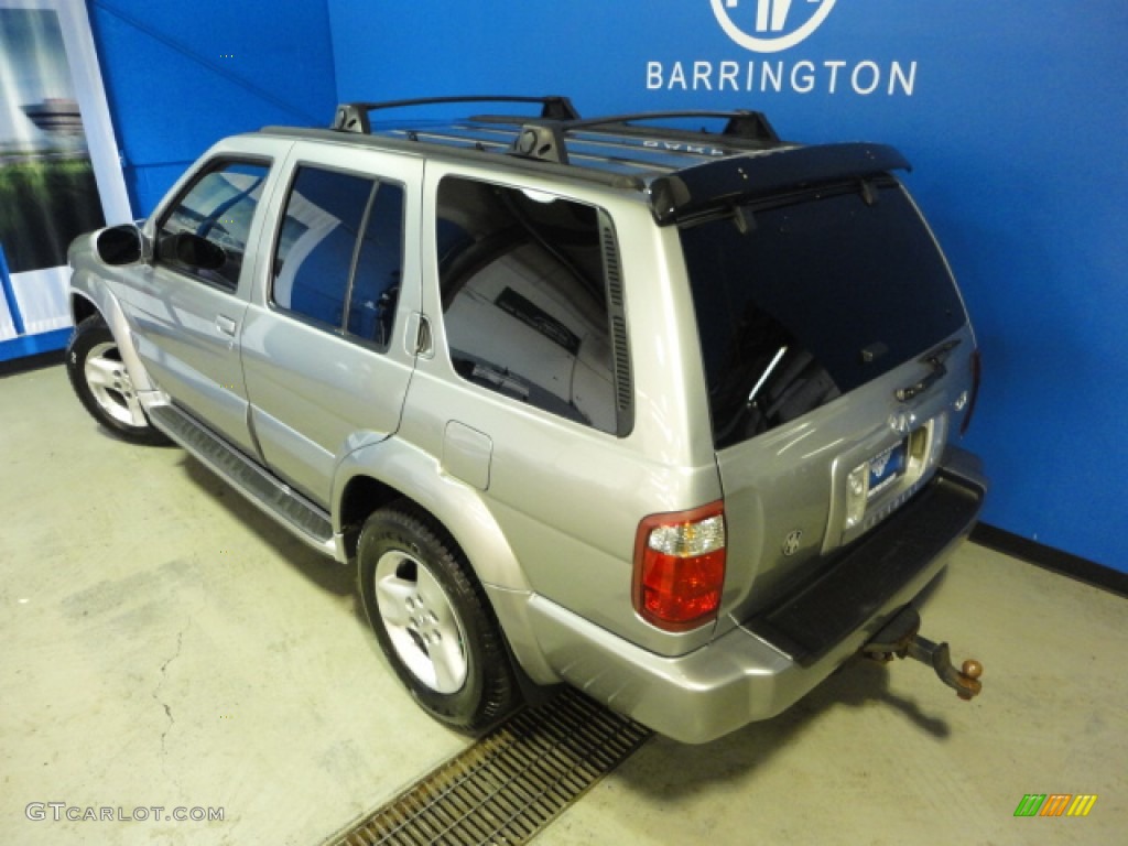 2001 QX4 4x4 - Titanium Metallic / Stone Beige photo #34