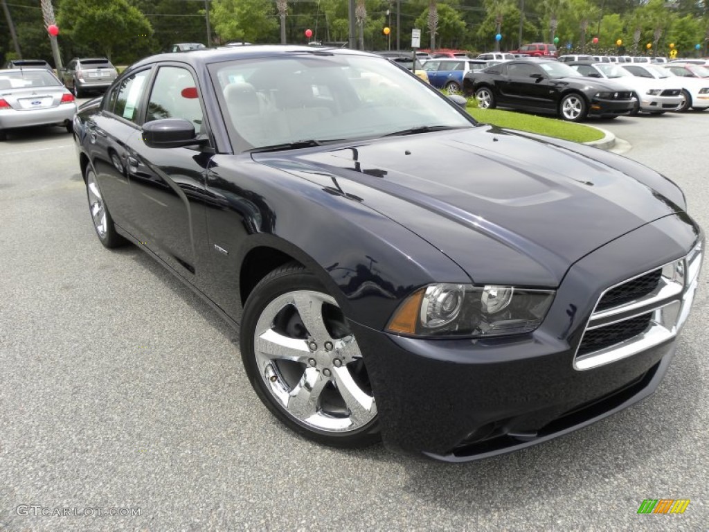 2012 Charger R/T - Blackberry Pearl / Black/Light Frost Beige photo #1