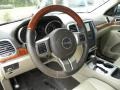 2011 Brilliant Black Crystal Pearl Jeep Grand Cherokee Overland  photo #3