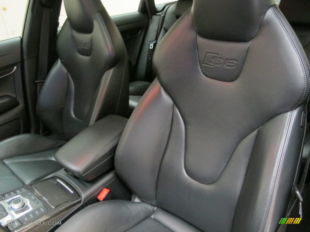 Black Interior 2008 Audi S6 5.2 quattro Sedan Photo #64749636