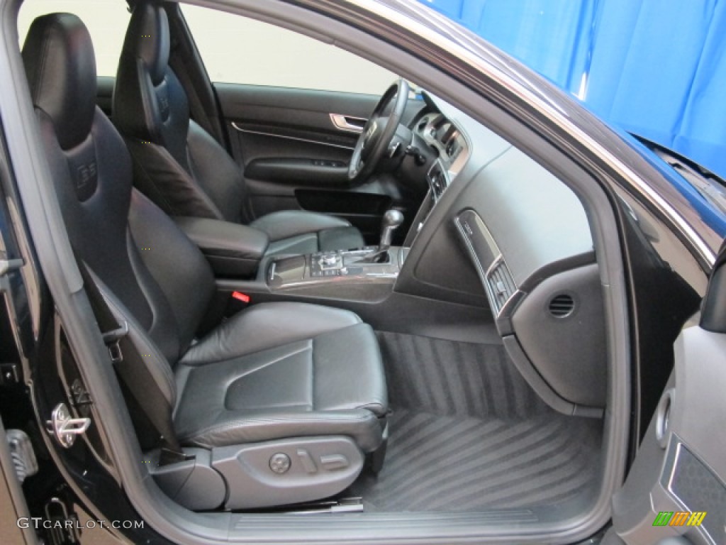 Black Interior 2008 Audi S6 5.2 quattro Sedan Photo #64749678