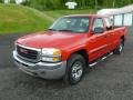 2006 Fire Red GMC Sierra 1500 SLE Extended Cab 4x4  photo #3