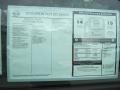 2012 Nissan Frontier SV Crew Cab 4x4 Window Sticker