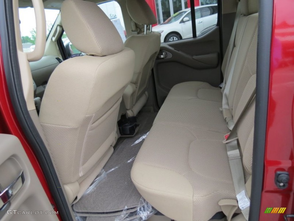 Beige Interior 2012 Nissan Frontier SV Crew Cab 4x4 Photo #64751388