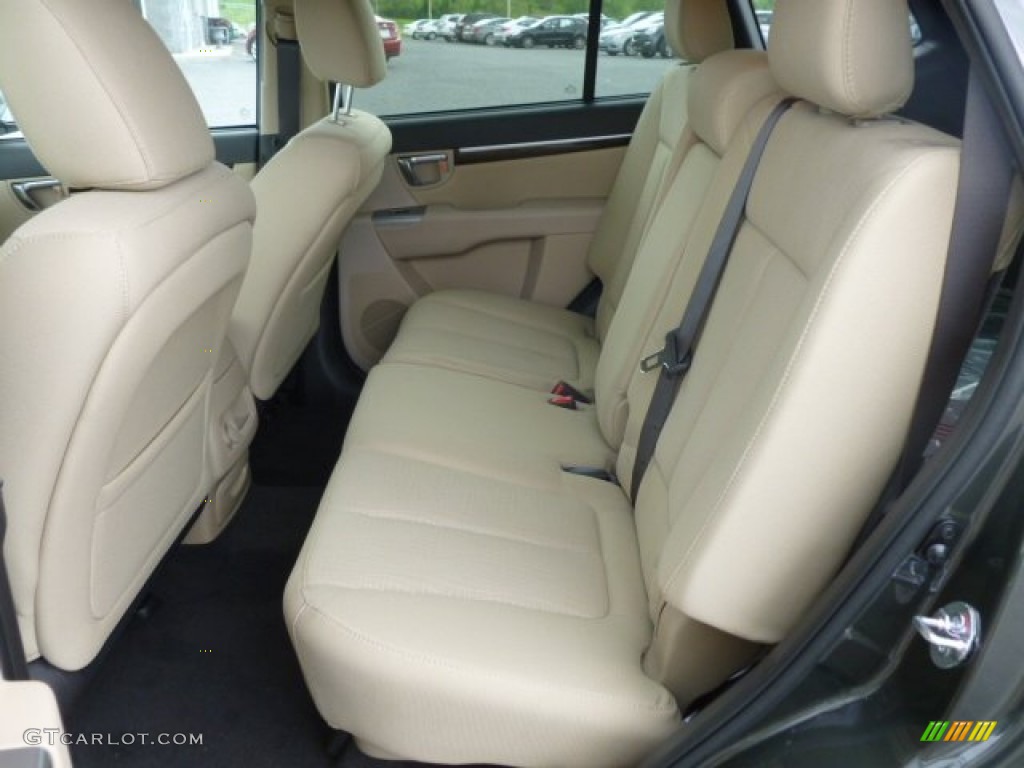 2012 Santa Fe GLS AWD - Black Forest Green / Beige photo #14