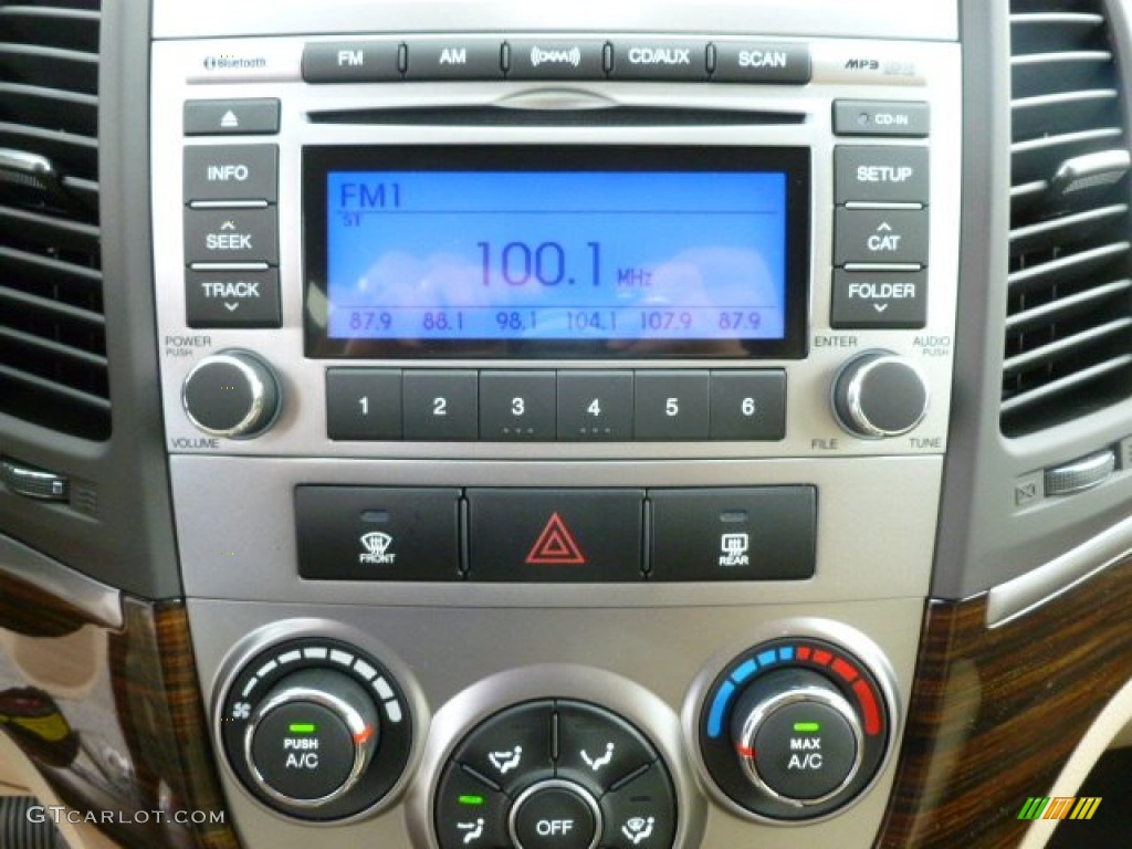 2012 Santa Fe GLS AWD - Black Forest Green / Beige photo #19