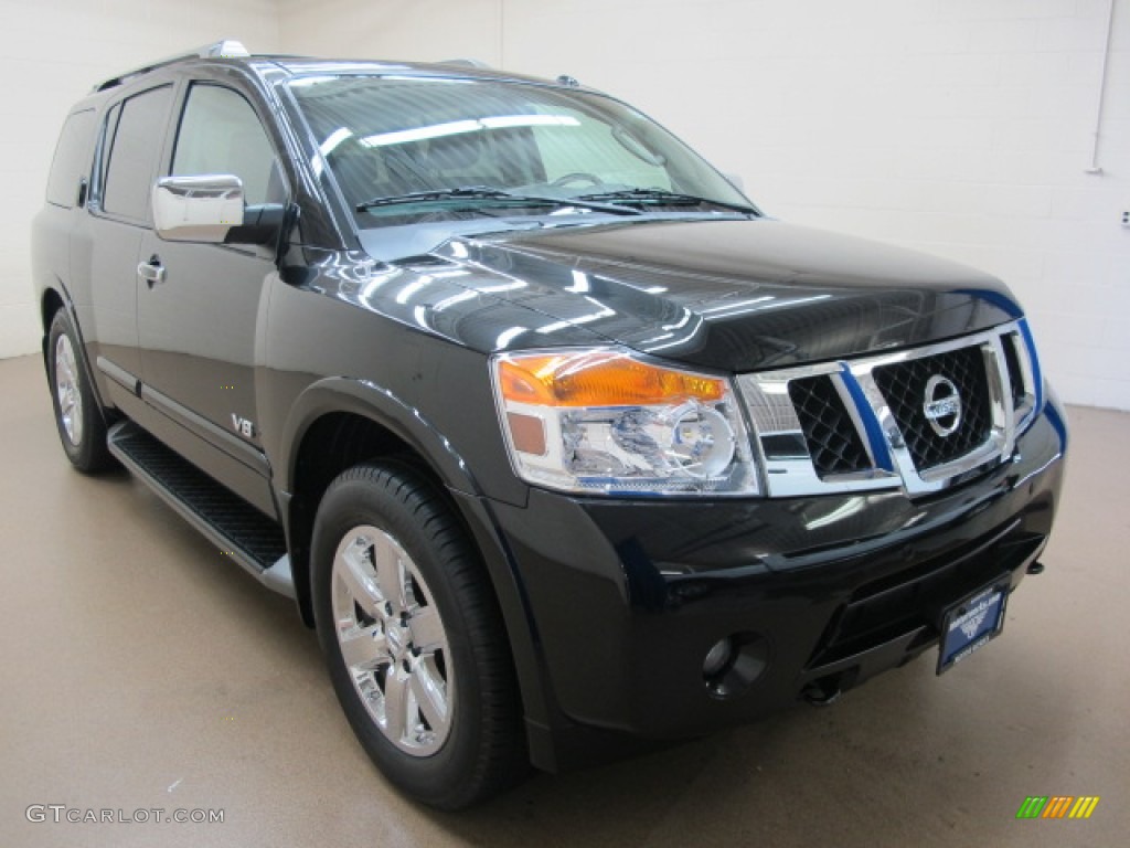 Galaxy Black Metallic Nissan Armada