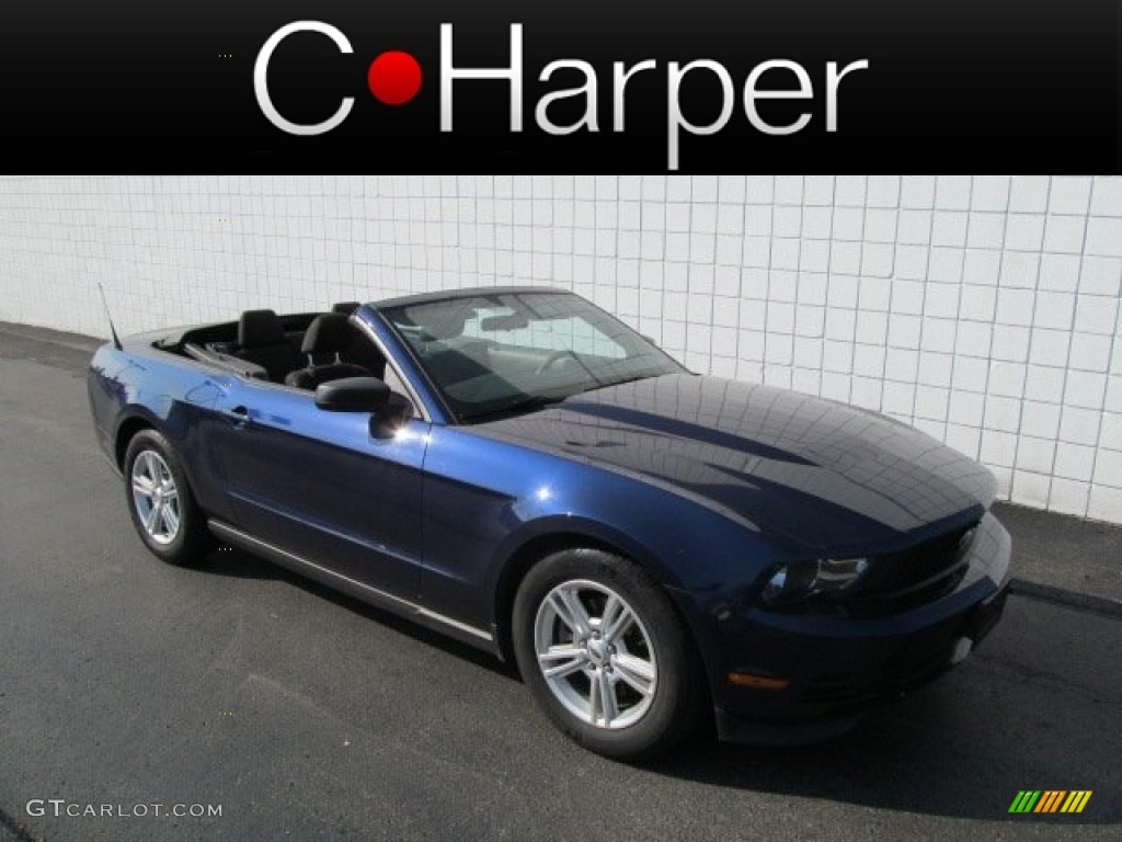2012 Mustang V6 Convertible - Kona Blue Metallic / Charcoal Black photo #1