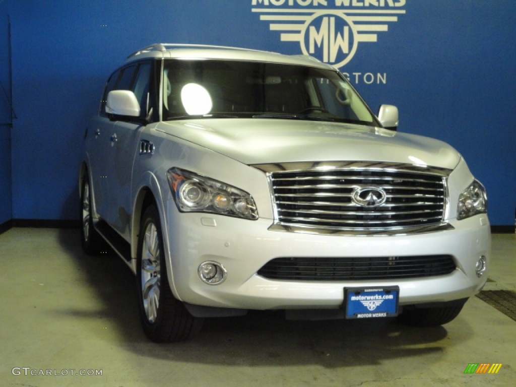 2011 QX 56 4WD - Liquid Platinum / Graphite photo #1