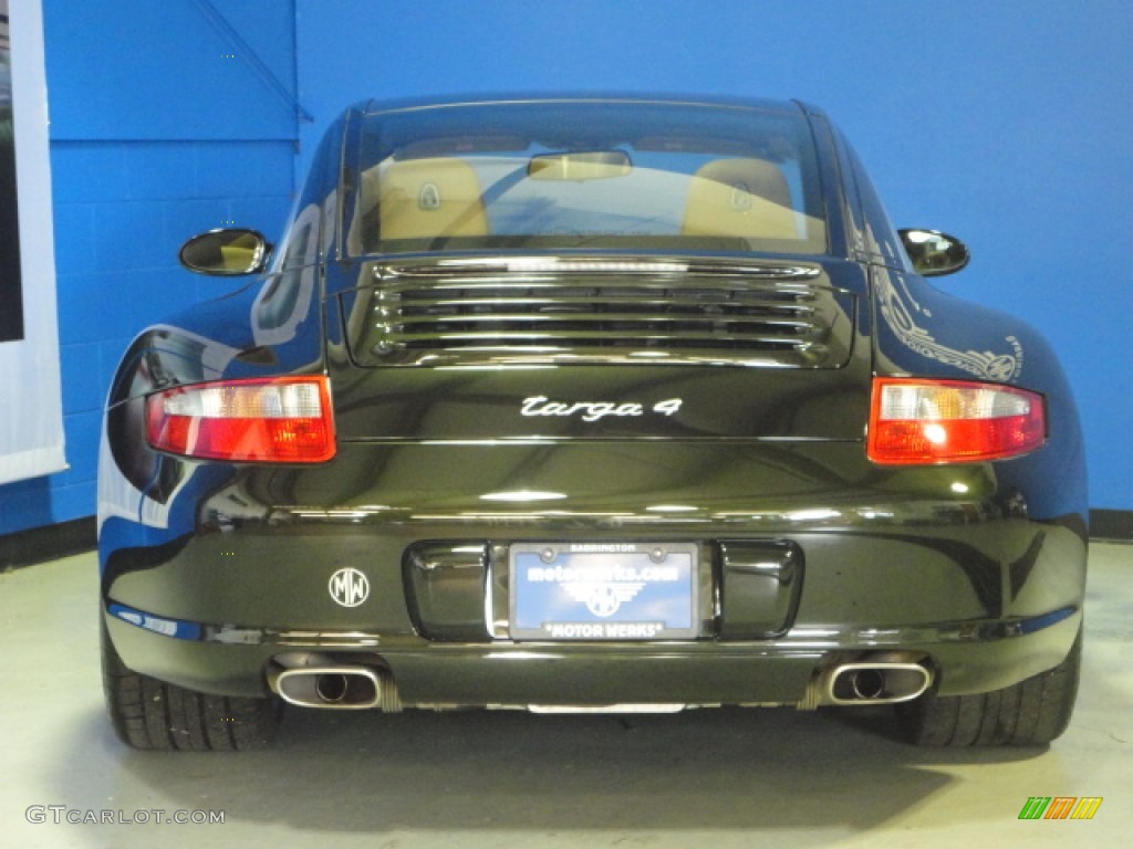 2007 911 Targa 4 - Dark Olive Metallic / Sand Beige photo #7