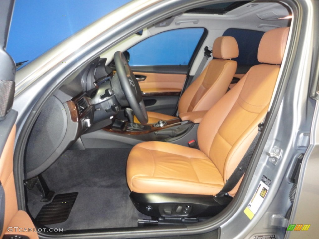2011 3 Series 335i xDrive Sedan - Space Gray Metallic / Saddle Brown Dakota Leather photo #13