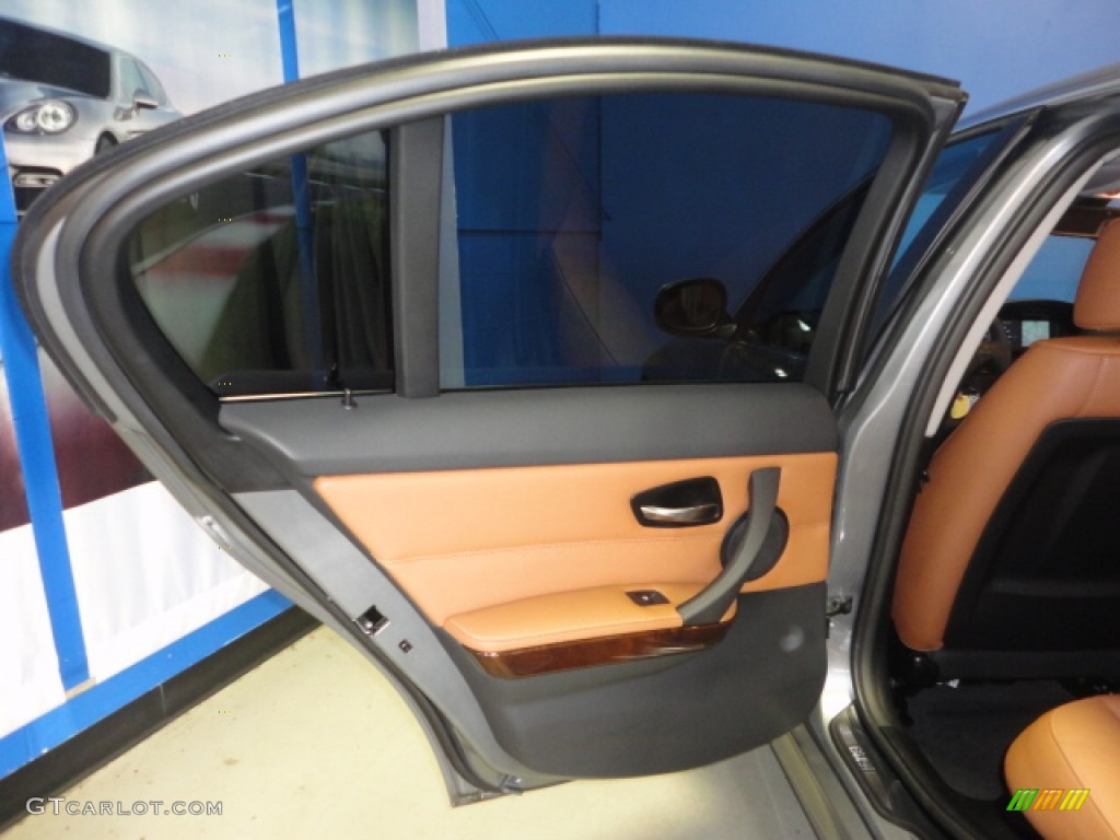 2011 3 Series 335i xDrive Sedan - Space Gray Metallic / Saddle Brown Dakota Leather photo #20