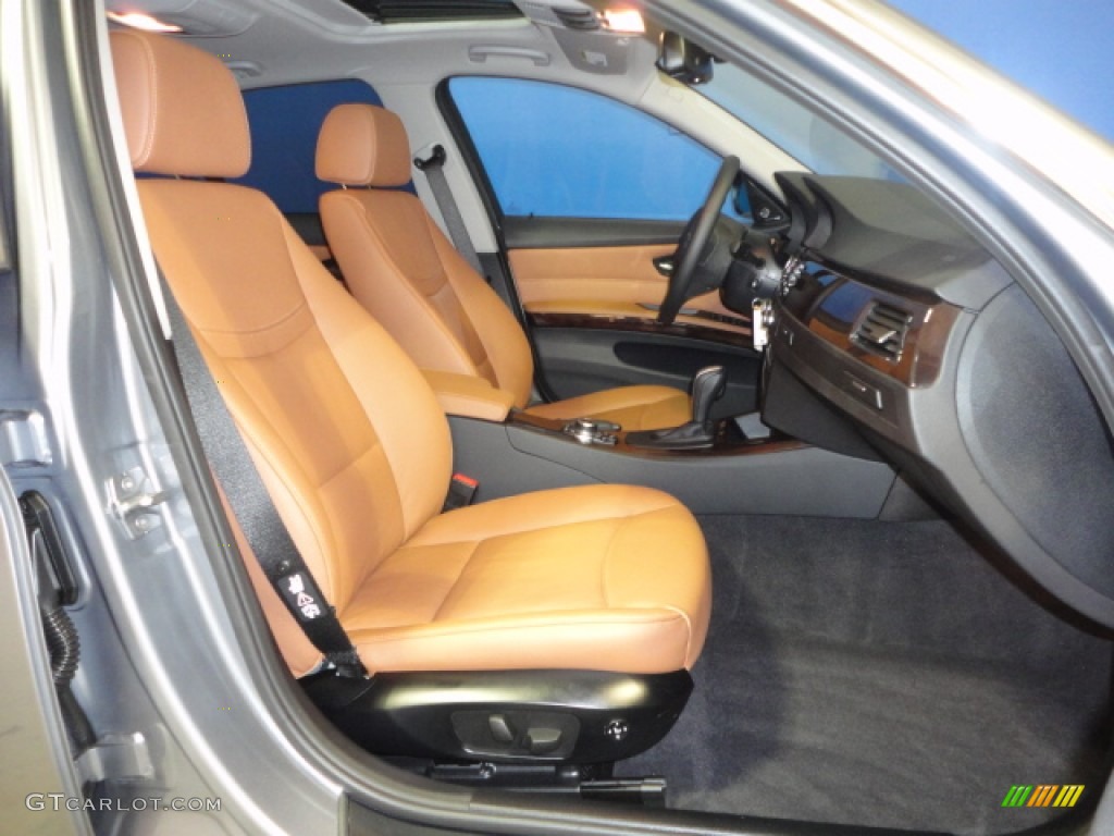2011 3 Series 335i xDrive Sedan - Space Gray Metallic / Saddle Brown Dakota Leather photo #25