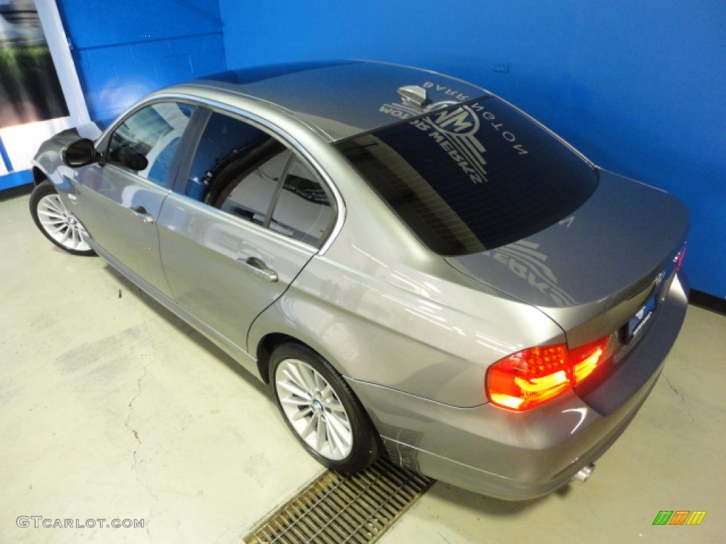 2011 3 Series 335i xDrive Sedan - Space Gray Metallic / Saddle Brown Dakota Leather photo #35