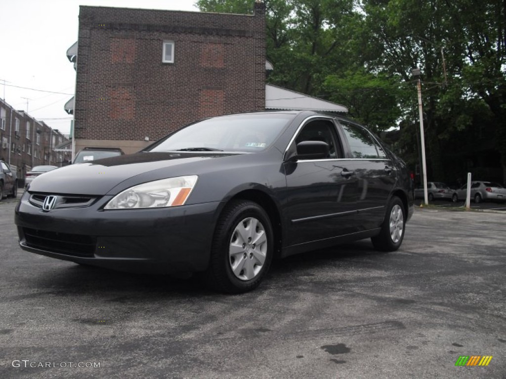 2004 Accord LX Sedan - Graphite Pearl / Gray photo #2