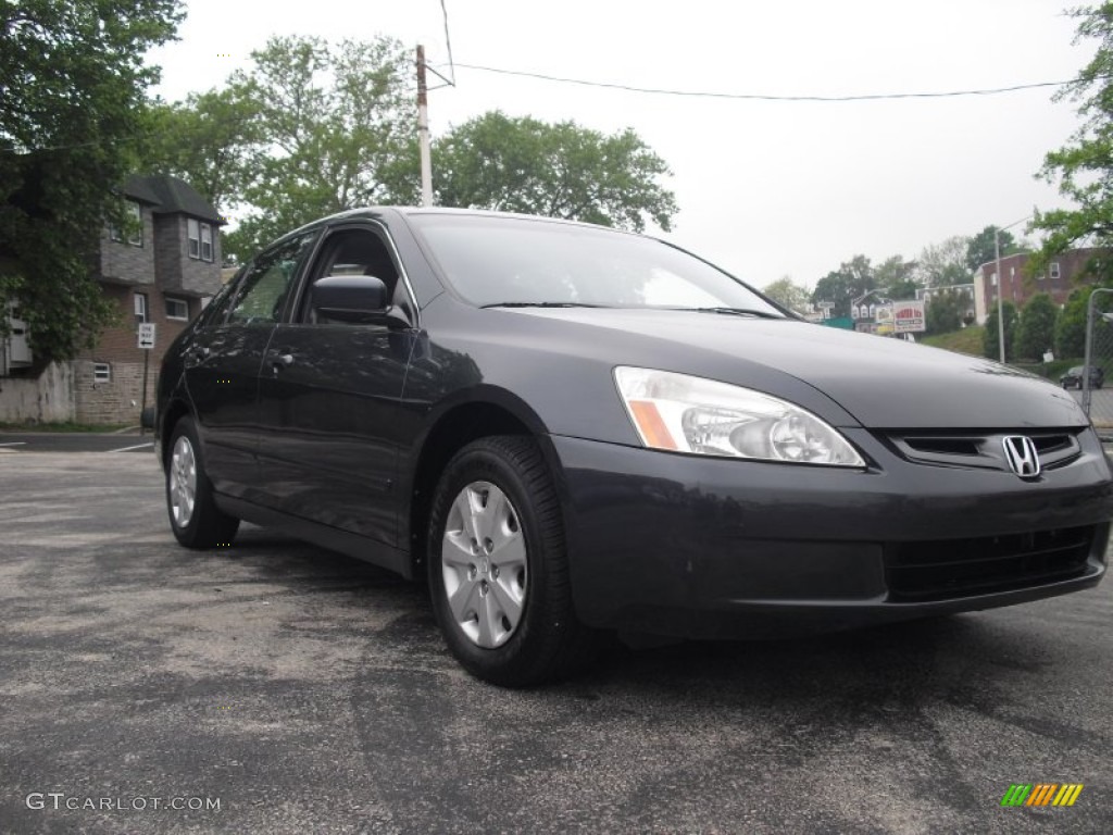 2004 Accord LX Sedan - Graphite Pearl / Gray photo #6