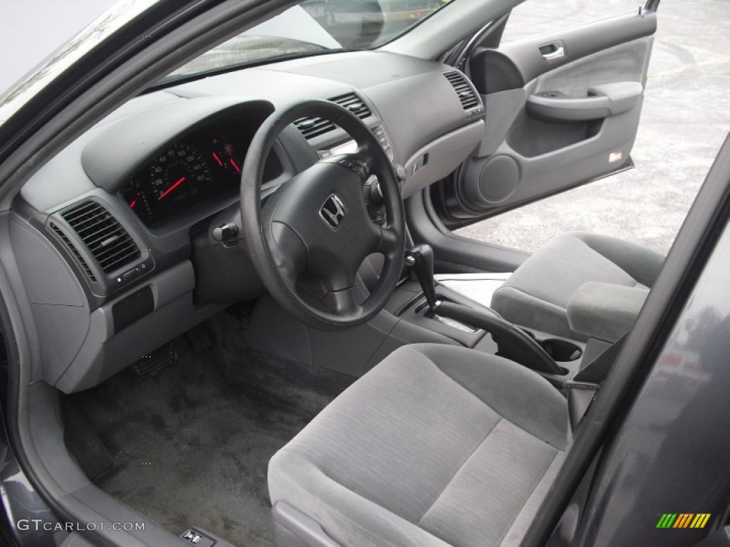 2004 Accord LX Sedan - Graphite Pearl / Gray photo #50