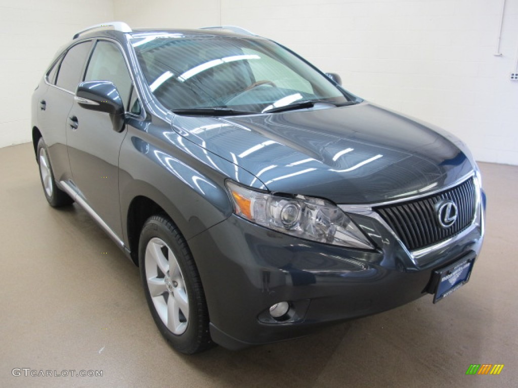 2010 RX 350 AWD - Smokey Granite Mica / Black/Brown Walnut photo #1