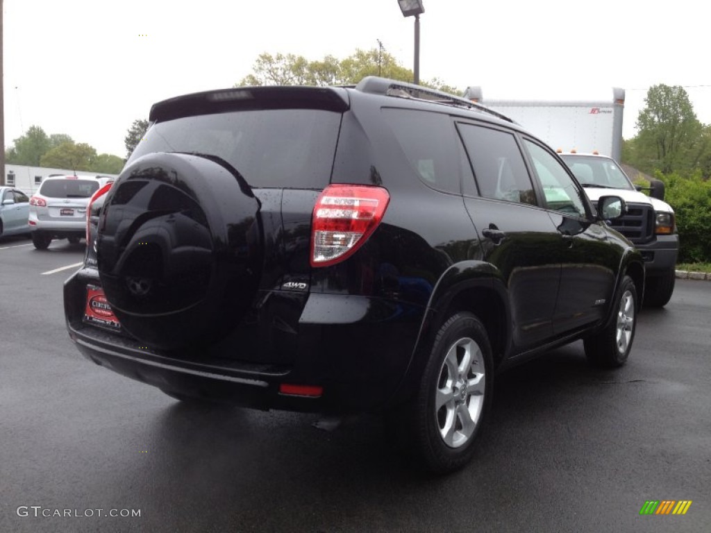 2009 RAV4 Limited V6 4WD - Black / Sand Beige photo #5