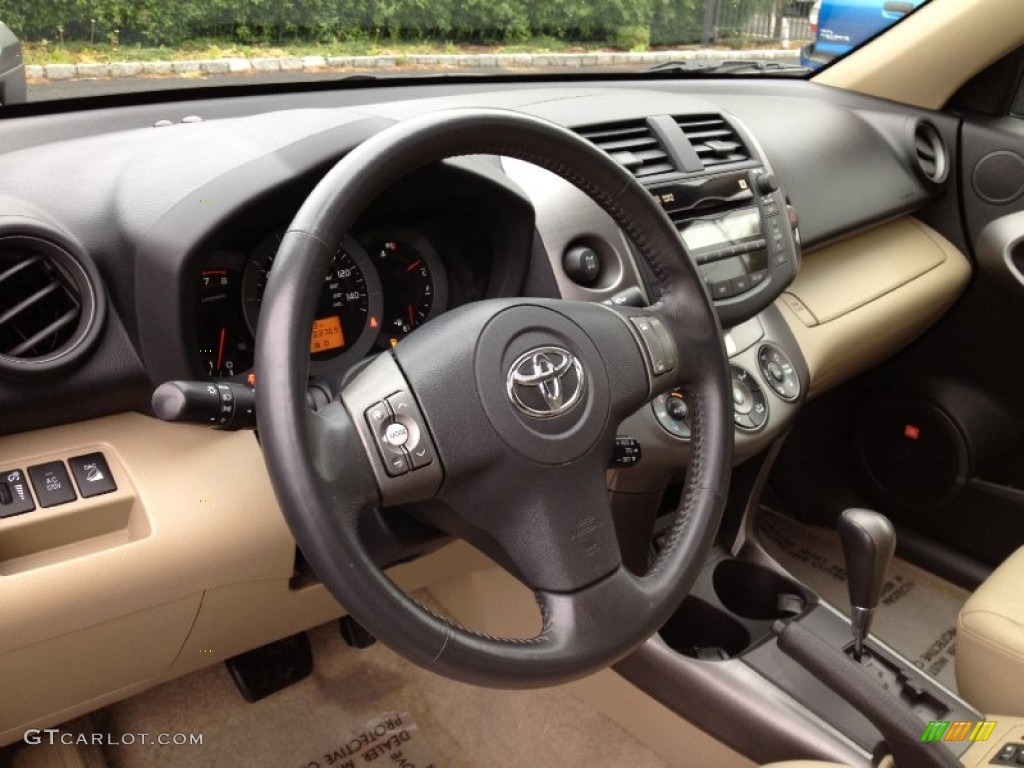 2009 RAV4 Limited V6 4WD - Black / Sand Beige photo #23