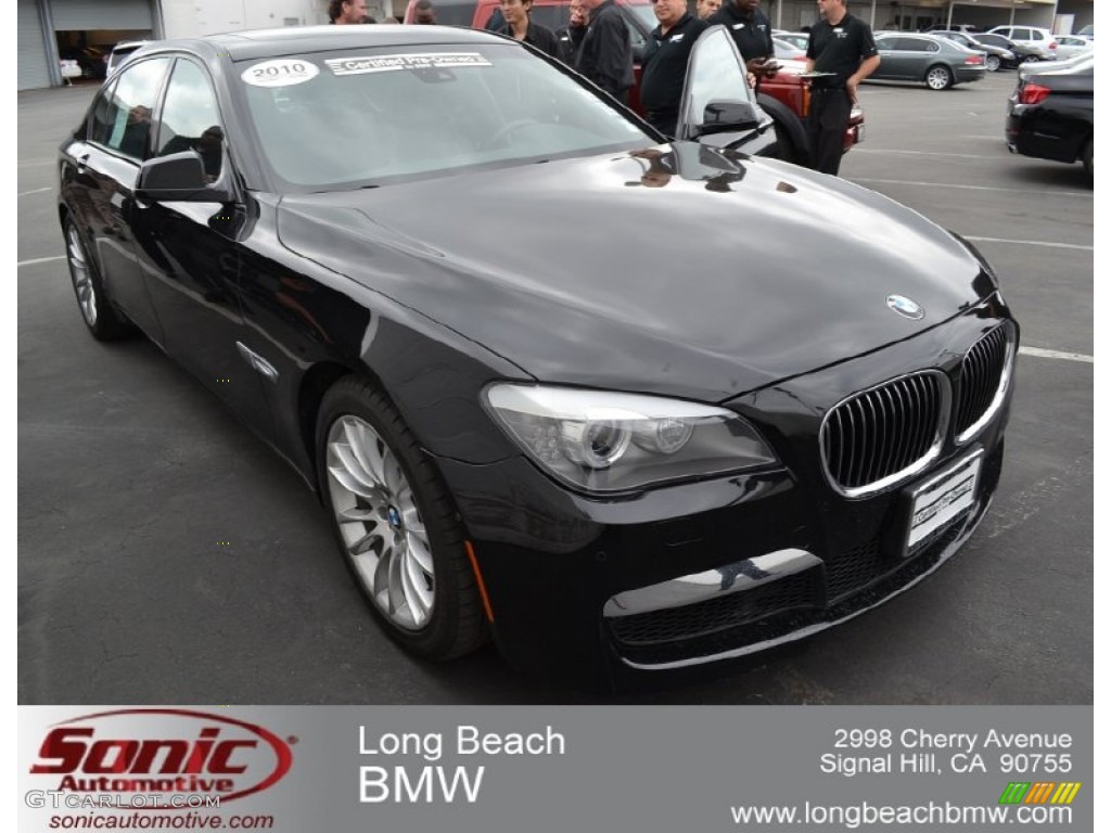 Jet Black BMW 7 Series