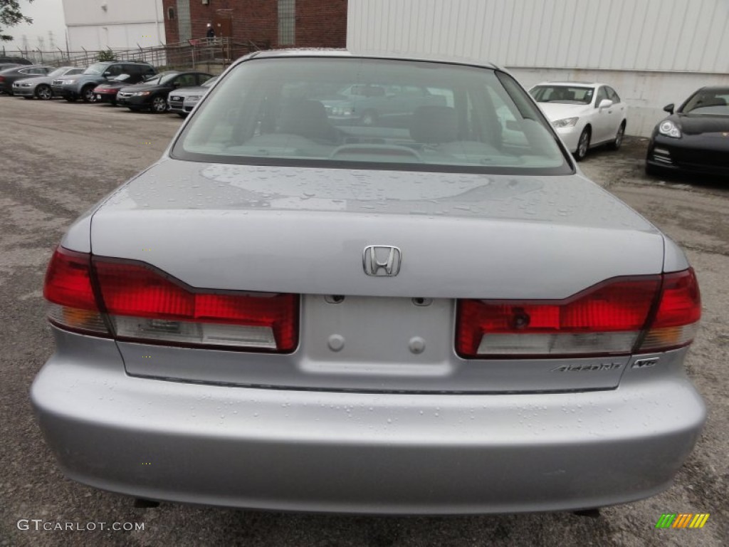 2002 Accord EX V6 Sedan - Satin Silver Metallic / Quartz Gray photo #10