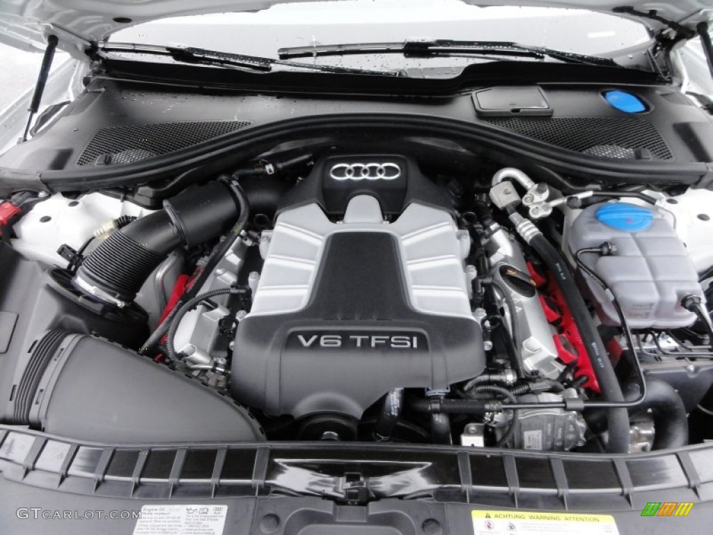 2012 A6 3.0T quattro Sedan - Ibis White / Black photo #33