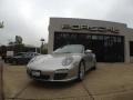 2010 Arctic Silver Metallic Porsche 911 Carrera 4S Cabriolet  photo #2