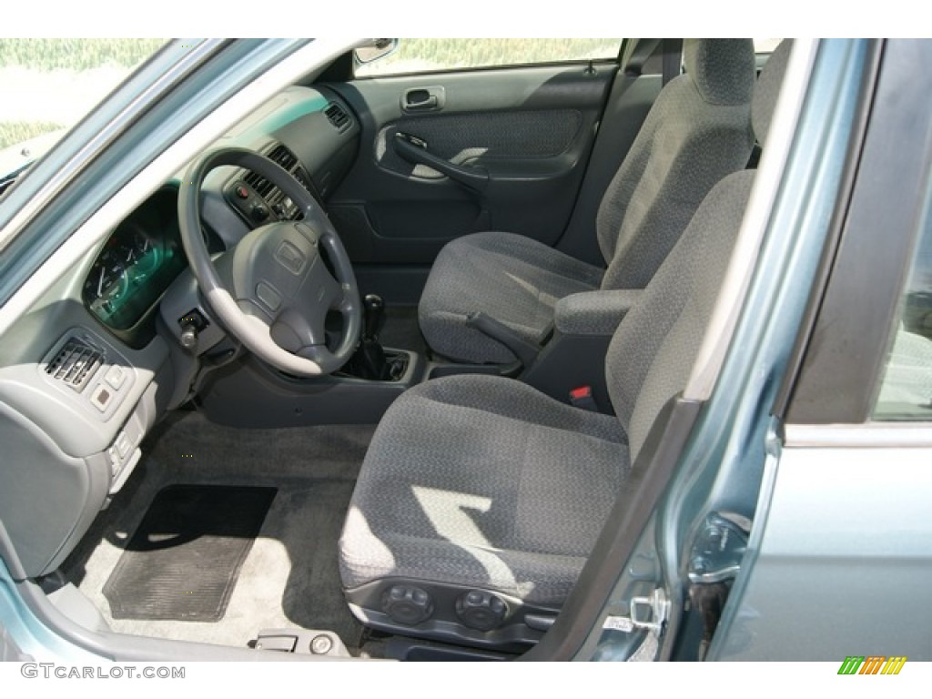 2000 Civic EX Sedan - Iced Teal Pearl / Gray photo #5