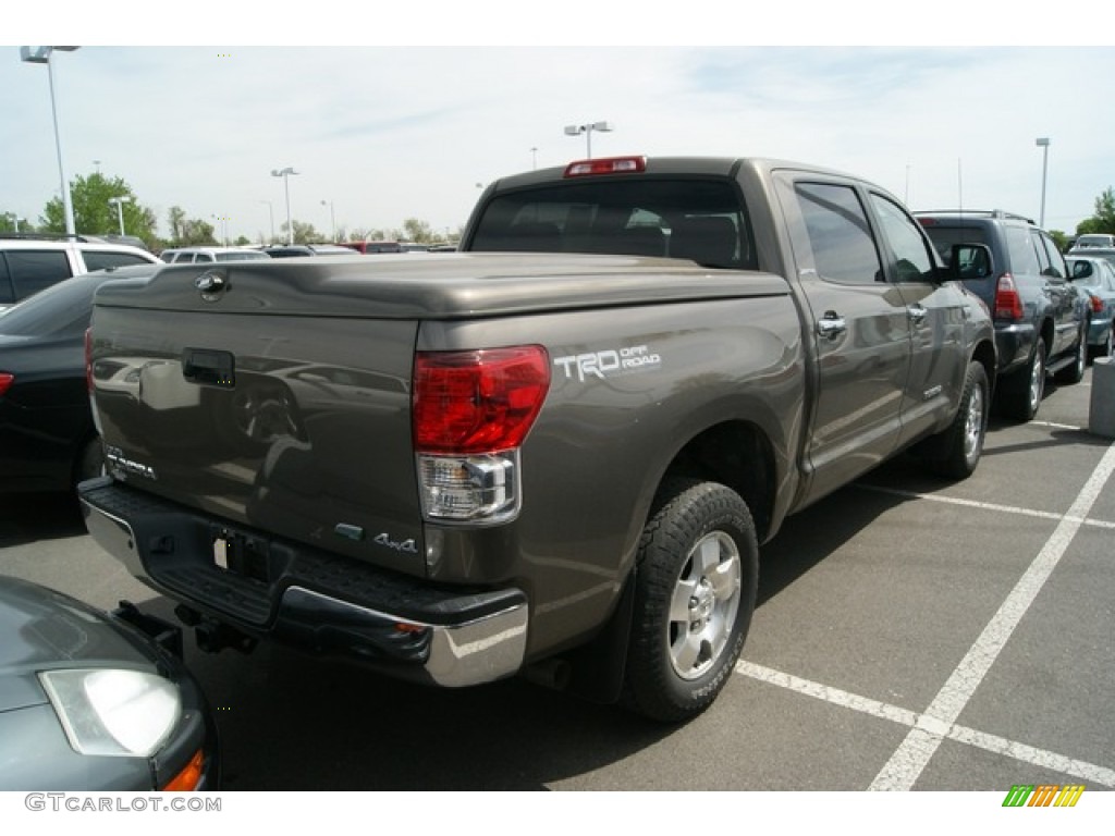 2010 Tundra Limited CrewMax 4x4 - Pyrite Brown Mica / Red Rock photo #2