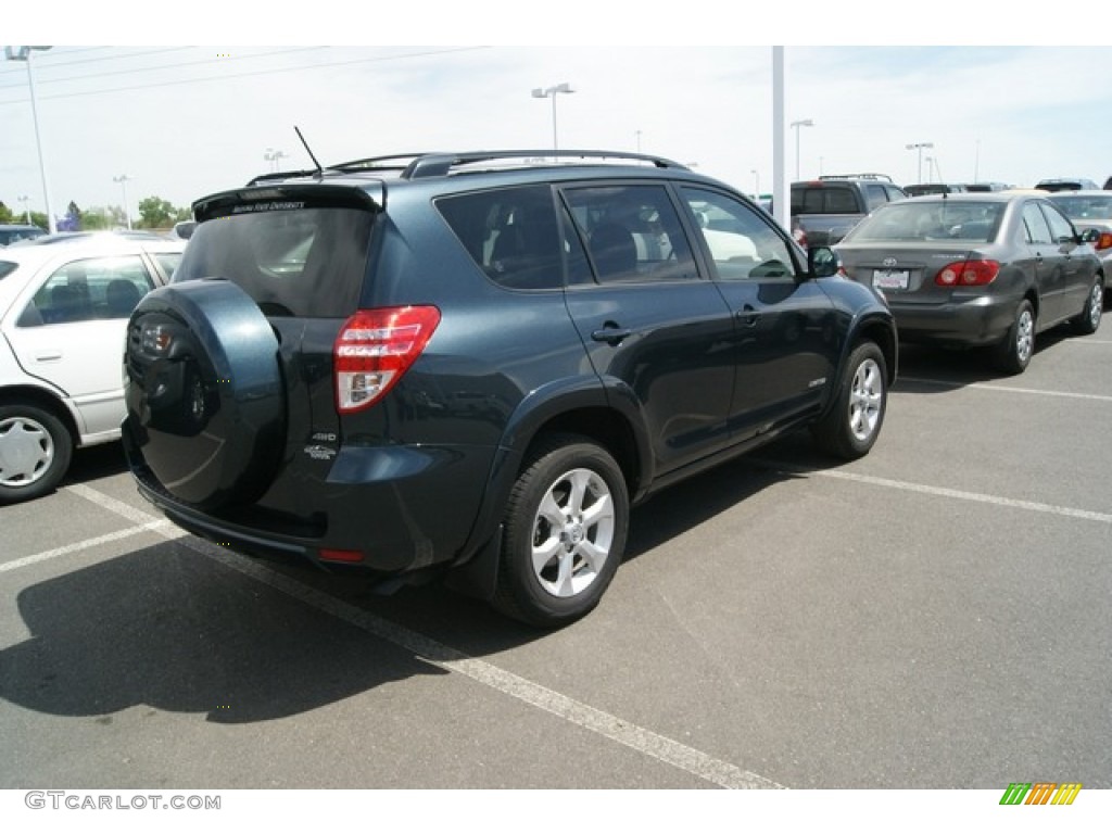 2009 RAV4 Limited V6 4WD - Black Forest Pearl / Ash Gray photo #2