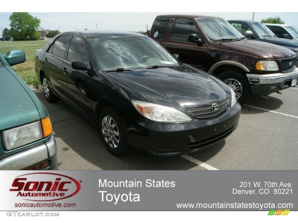 2003 Camry LE - Black / Stone photo #1