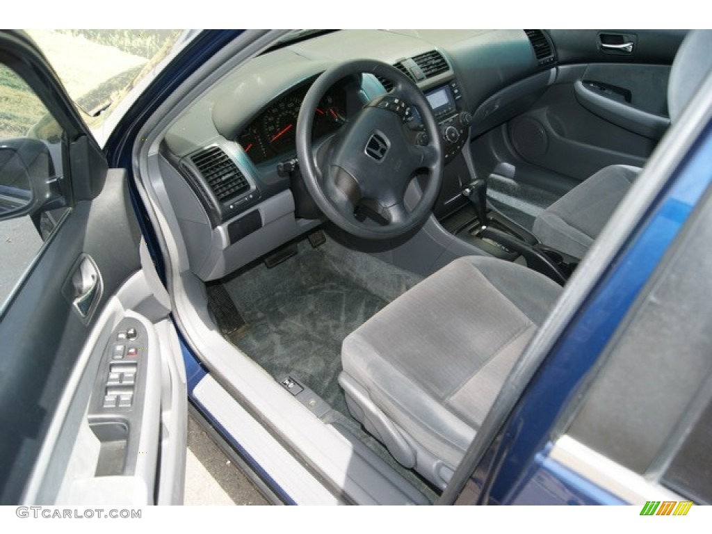 2003 Accord LX Sedan - Eternal Blue Pearl / Gray photo #4