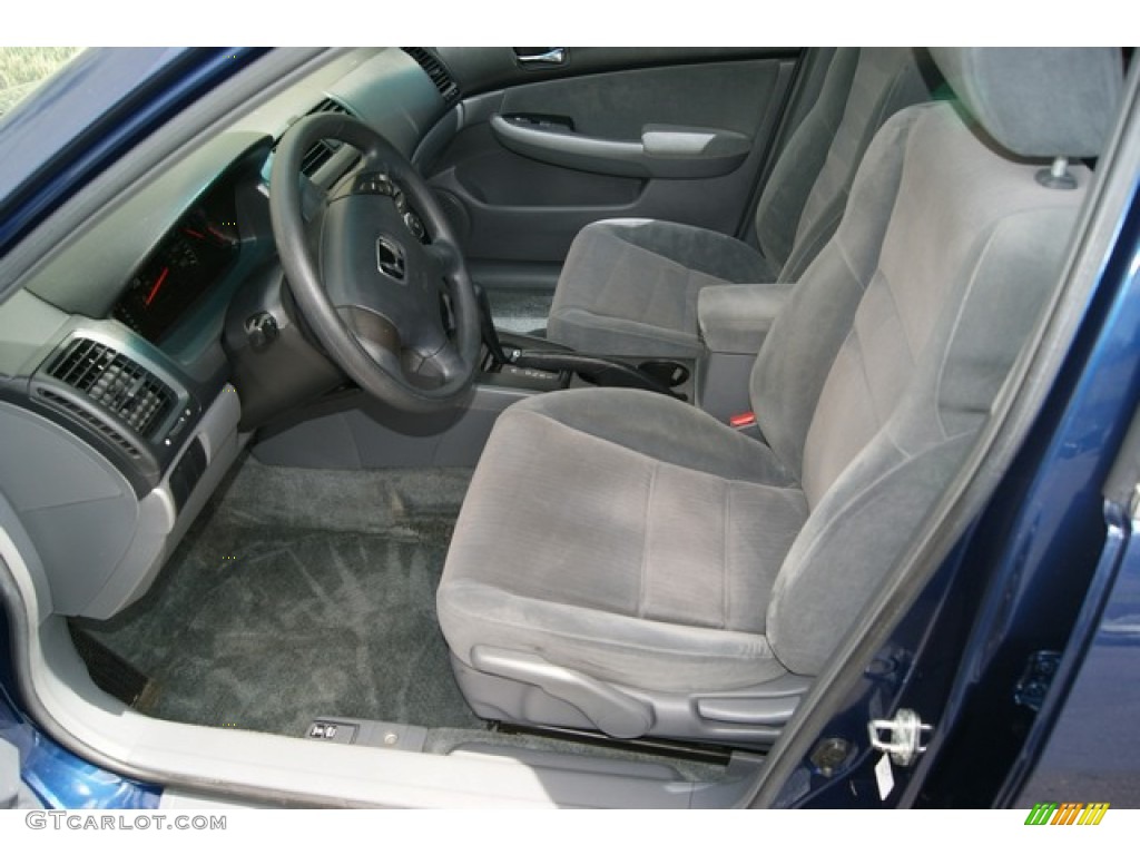 2003 Accord LX Sedan - Eternal Blue Pearl / Gray photo #5