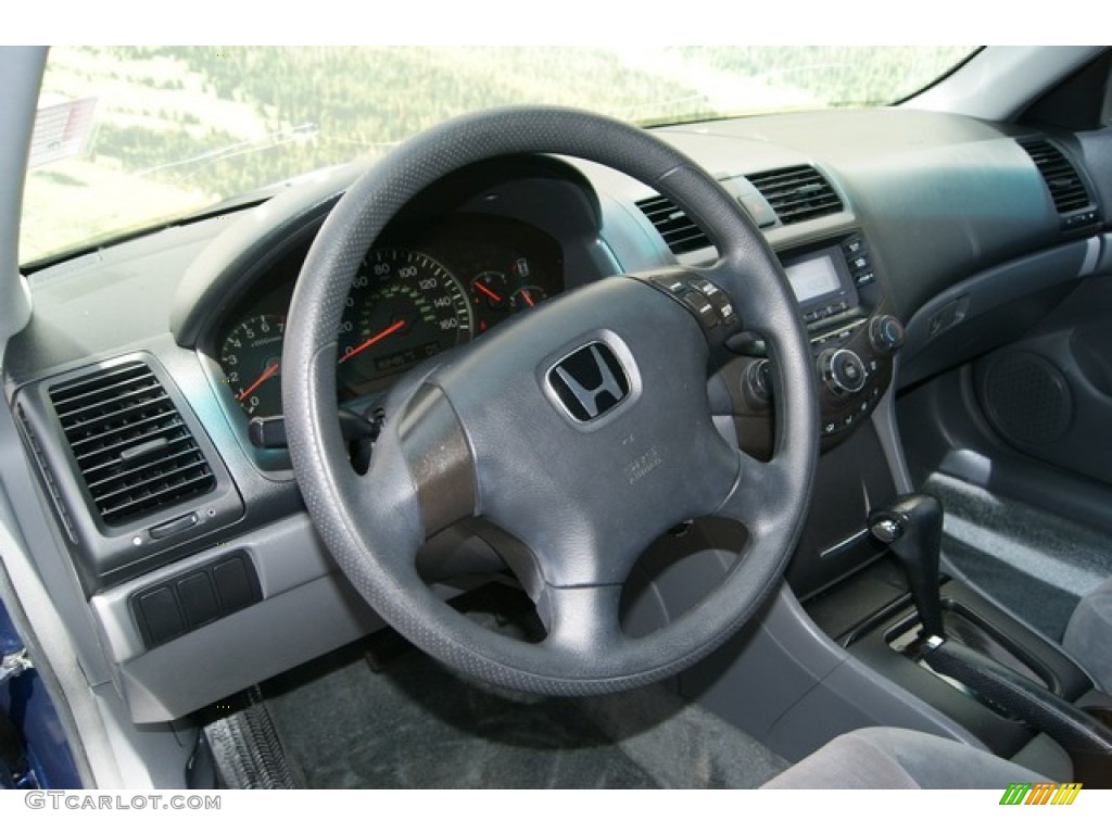 2003 Accord LX Sedan - Eternal Blue Pearl / Gray photo #6