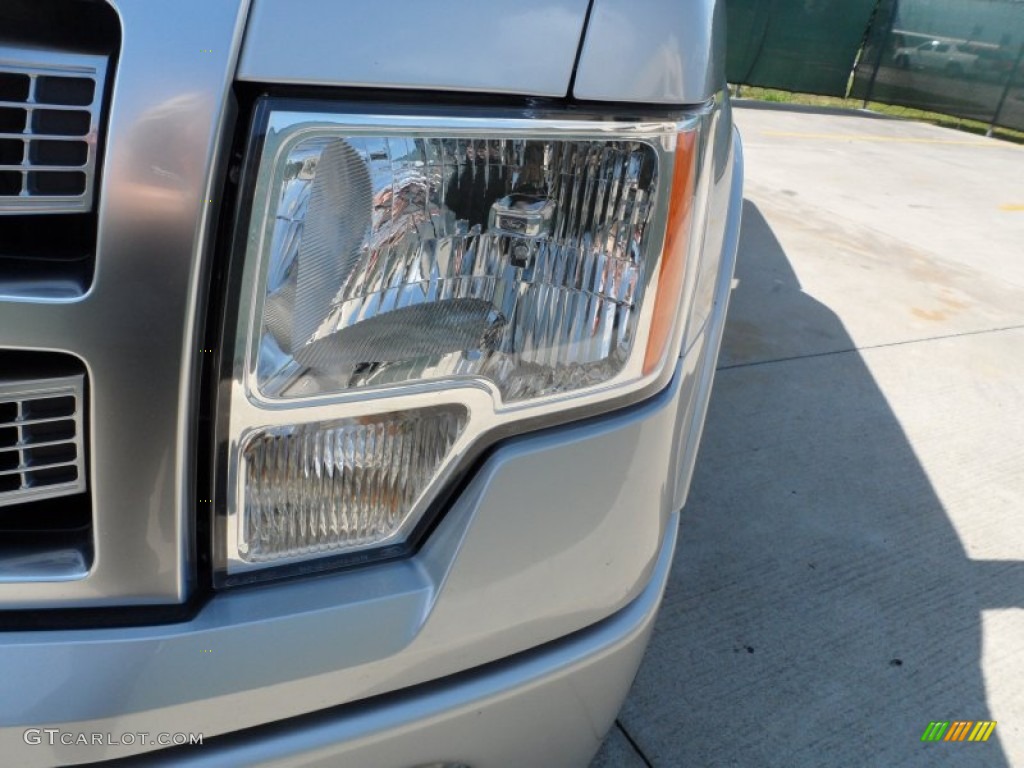 2010 F150 Platinum SuperCrew - Ingot Silver Metallic / Medium Stone Leather/Sienna Brown photo #10