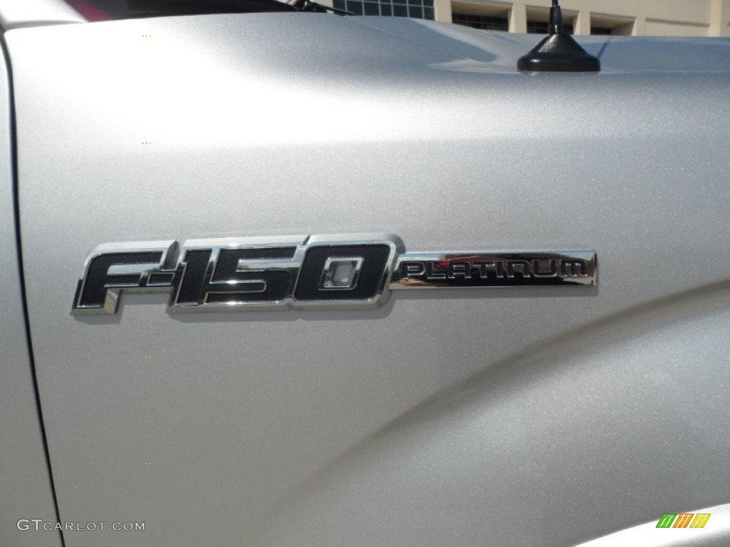 2010 F150 Platinum SuperCrew - Ingot Silver Metallic / Medium Stone Leather/Sienna Brown photo #16