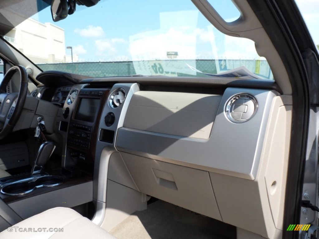 2010 F150 Platinum SuperCrew - Ingot Silver Metallic / Medium Stone Leather/Sienna Brown photo #26