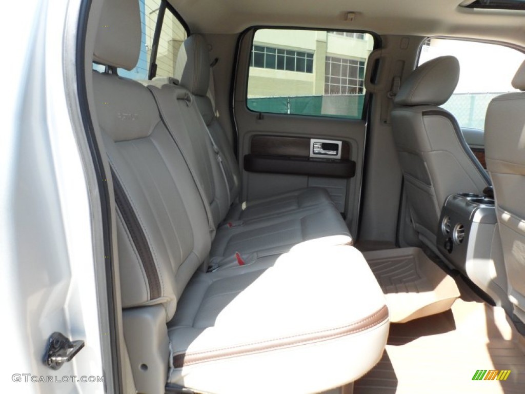 2010 F150 Platinum SuperCrew - Ingot Silver Metallic / Medium Stone Leather/Sienna Brown photo #30