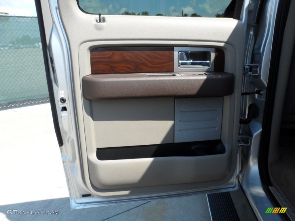 2010 F150 Platinum SuperCrew - Ingot Silver Metallic / Medium Stone Leather/Sienna Brown photo #32