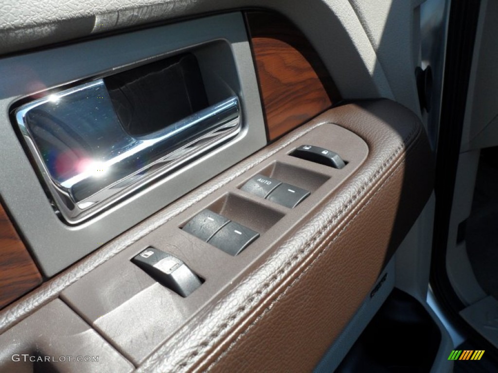 2010 F150 Platinum SuperCrew - Ingot Silver Metallic / Medium Stone Leather/Sienna Brown photo #35