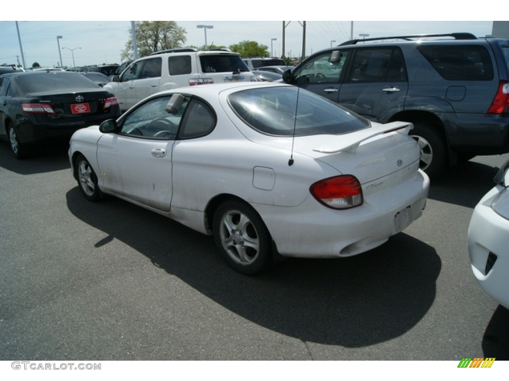 2001 Tiburon  - Nordic White / Black/Gray photo #3