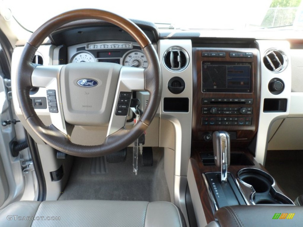 2010 F150 Platinum SuperCrew - Ingot Silver Metallic / Medium Stone Leather/Sienna Brown photo #39