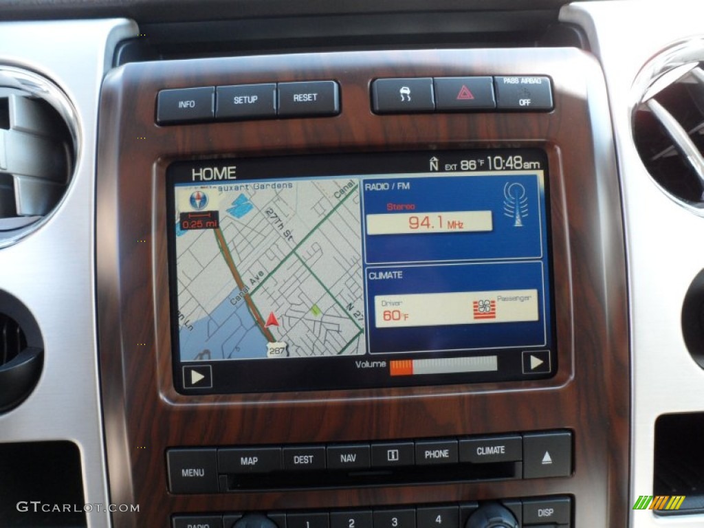 2010 F150 Platinum SuperCrew - Ingot Silver Metallic / Medium Stone Leather/Sienna Brown photo #41