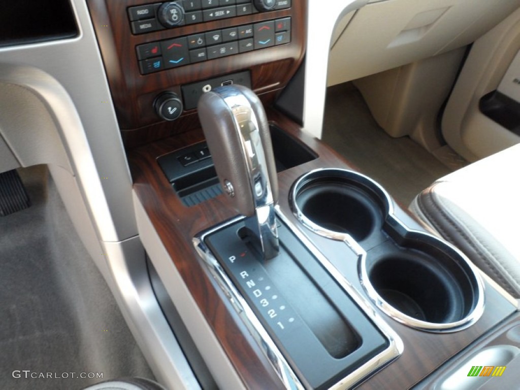 2010 F150 Platinum SuperCrew - Ingot Silver Metallic / Medium Stone Leather/Sienna Brown photo #44