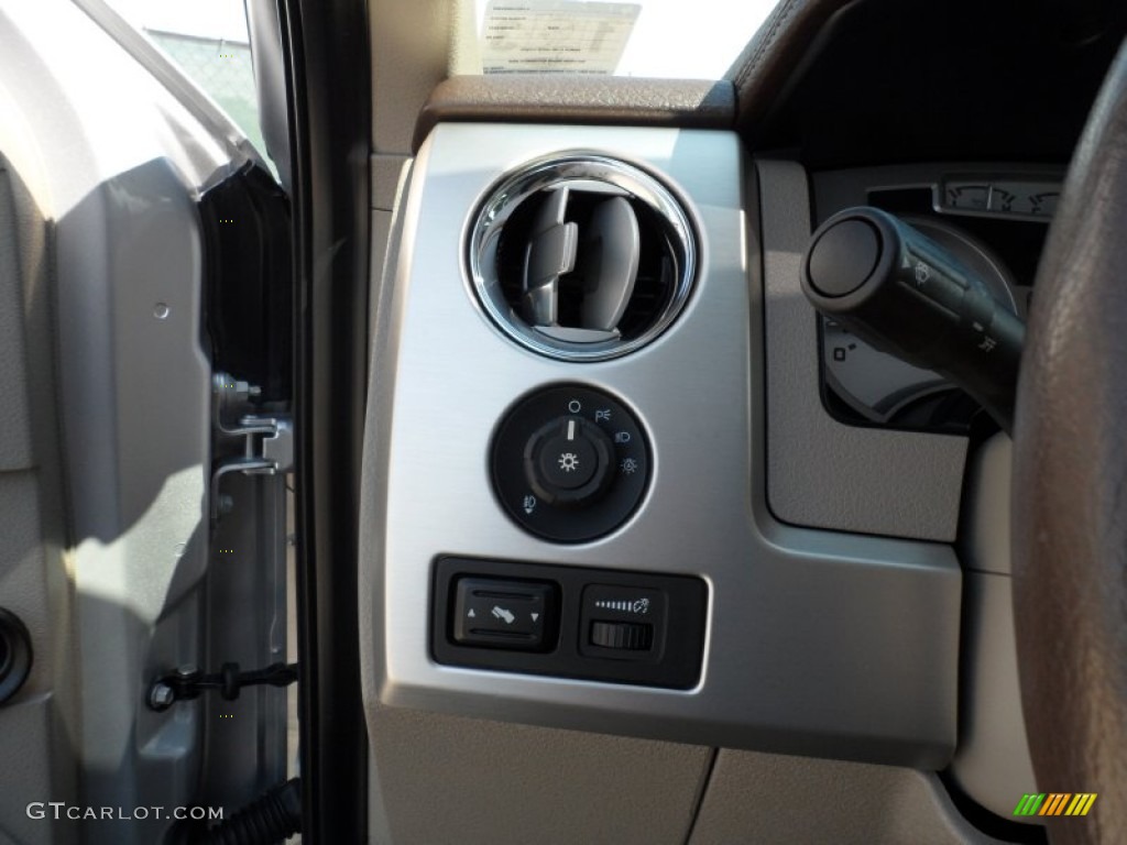2010 F150 Platinum SuperCrew - Ingot Silver Metallic / Medium Stone Leather/Sienna Brown photo #48