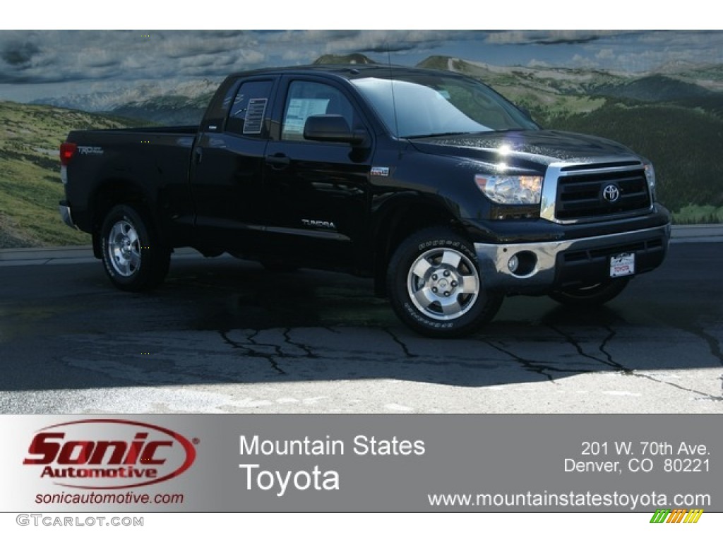 2012 Tundra TRD Double Cab 4x4 - Black / Graphite photo #1